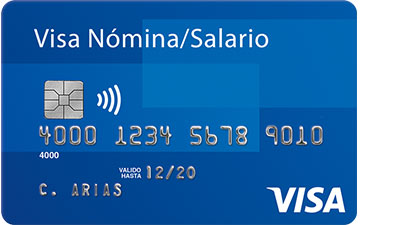 Tarjeta Visa Nómina/Salarios